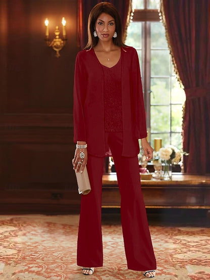of Pantsuit Bride the Wedding Beach Piece 3 Formal Mother