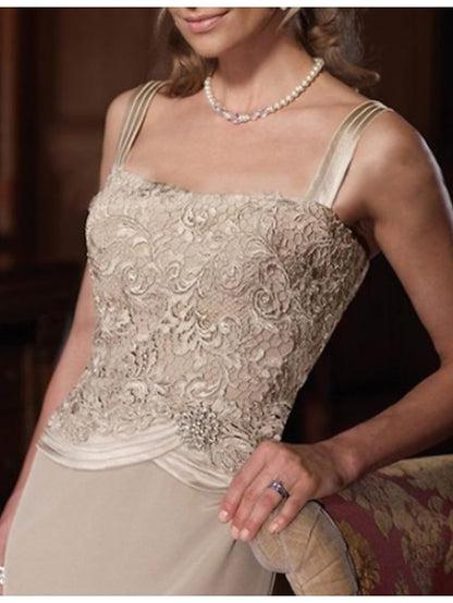 Bride Mother of Plus the Size Wedding Dress Sheath Elegant Guest