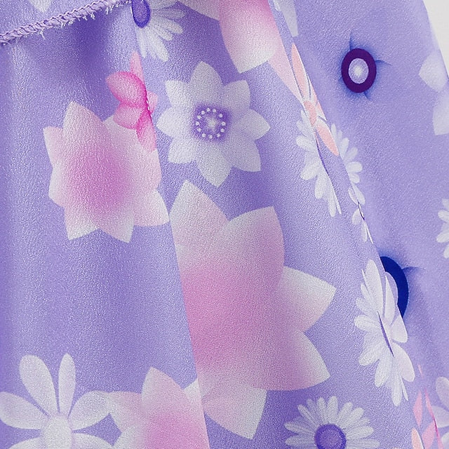 Flower Madrigal Dress Encanto Fairytale Isabela Girl Princess