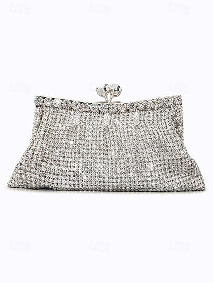Vintage Sage Clutch Women's Purse Green Rhinestone –