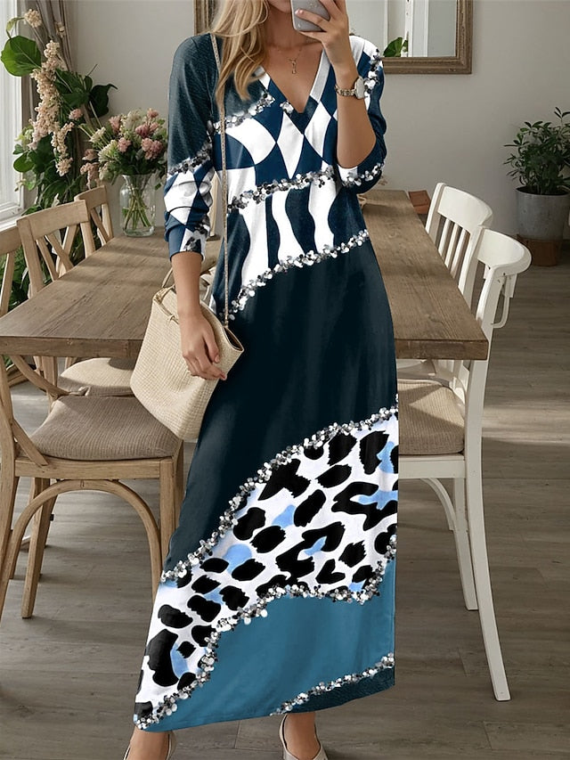 Women's Maxi Dress Casual Dress Winter Dress T Shirt Dress