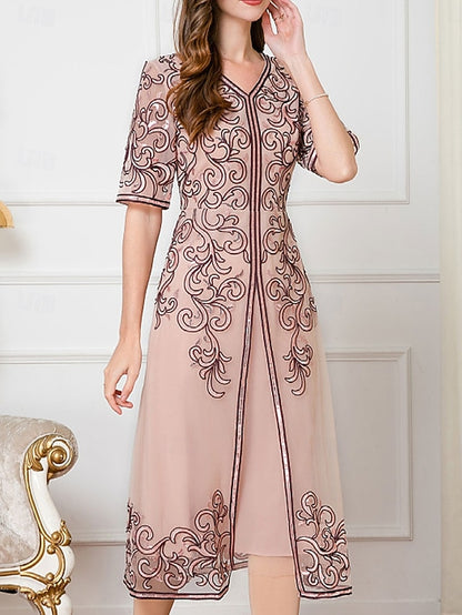 Wedding the Chinese Bride Mother Dress of Elegant Guest