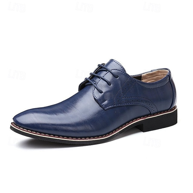 Business Derby Oxfords Men's Shoes Classic