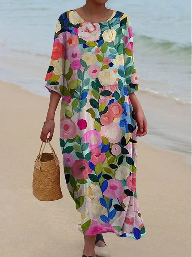 Women's Maxi Dress Sundress Shift Dress A Line Dress Summer