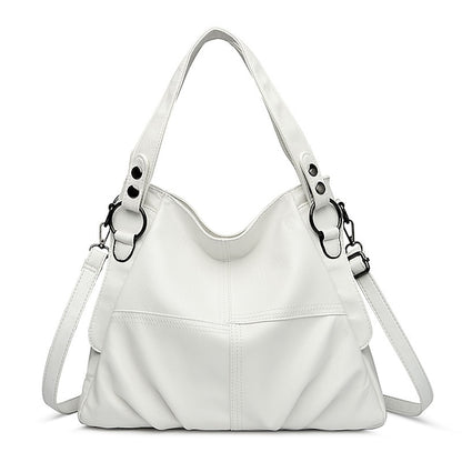 Tasche Burgund – Kunstleder Damen Groß Schultertasche