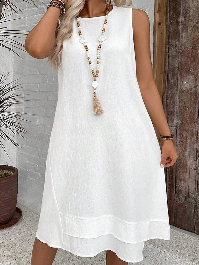 Women's Midi Dress Summer Dress Casual Daily Regular Fit