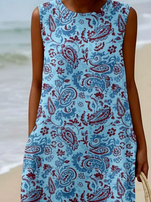 Women's Midi Dress Casual Dress Sundress Shift Dress