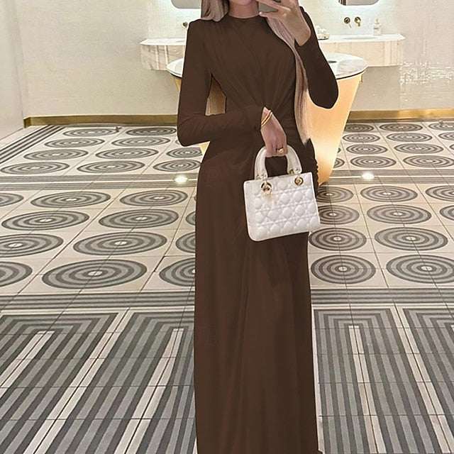 Women's Long Dress Maxi Dress Satin Dress Prom Dress Party