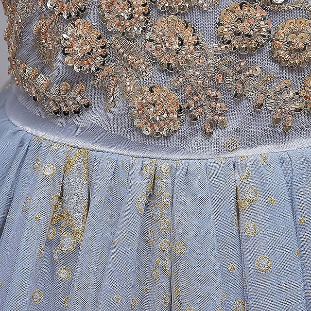 Short Dot Flower Girls' Dress Kids Party Polka Star