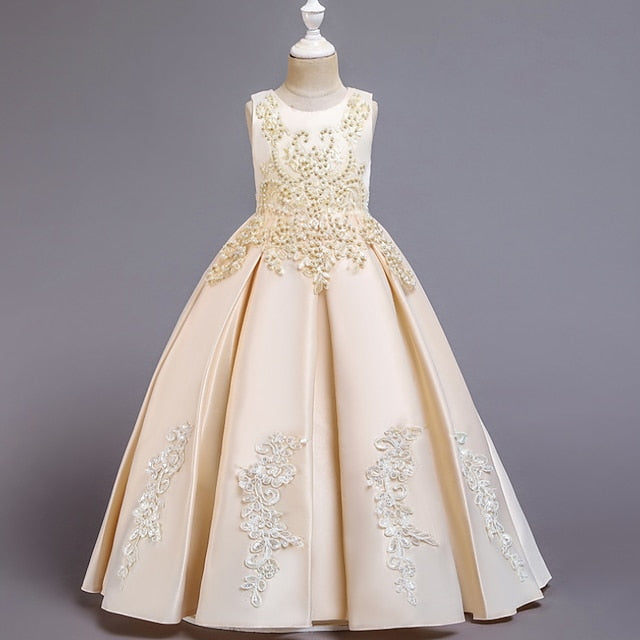 Girls' Flower Dress Girl Party Wedding