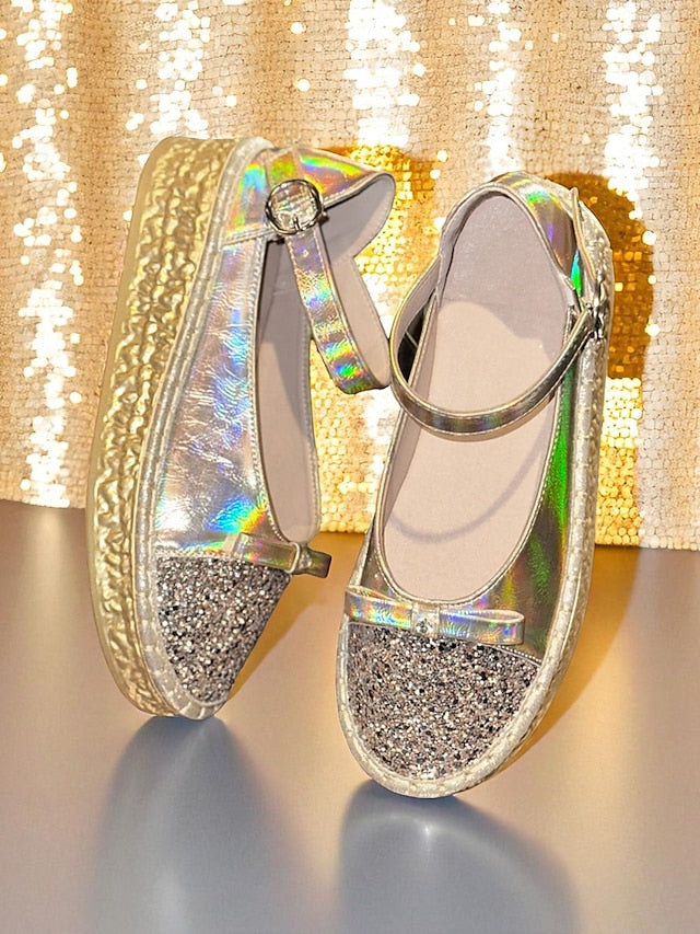 Shoes Women's Holographic Platform Jane Glitter Mary