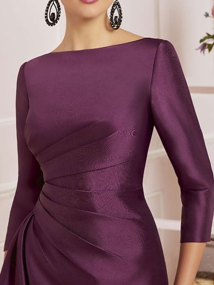 Off Mother Bride Elegant Wedding of Dress Sheath the Guest