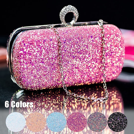 Wristlet Leather PU Bags Clutch Women's Evening Bag