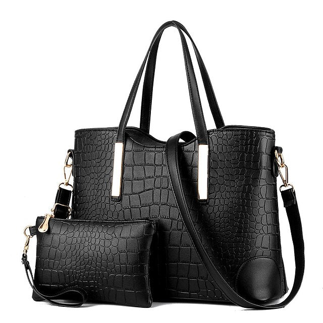 Boston Schultertasche PU Handtasche Damen Crossbody