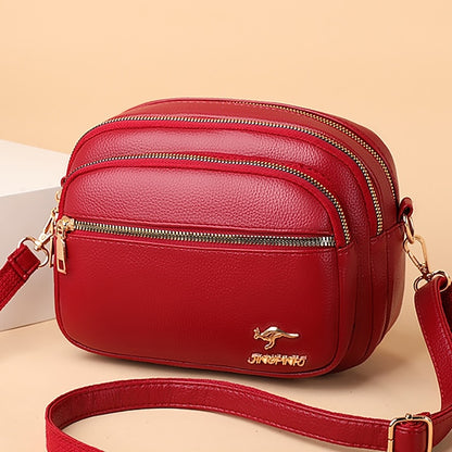 Ledertasche Dome Crossbody Schultertasche PU Damen