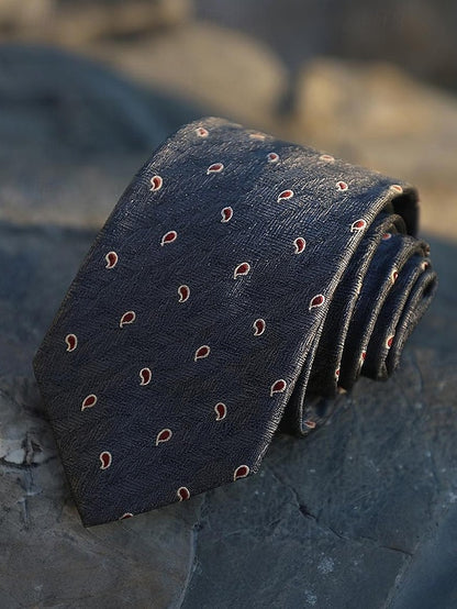 Necktie and Paisley Tie Classic Striped Silk Men's