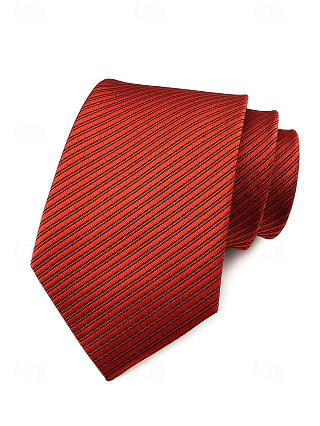 tie Men's striped satin