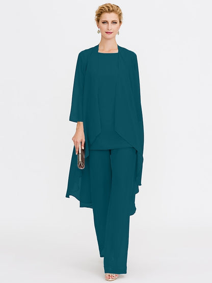 Beach of 3 Wedding Piece Bride the Mother Pantsuit