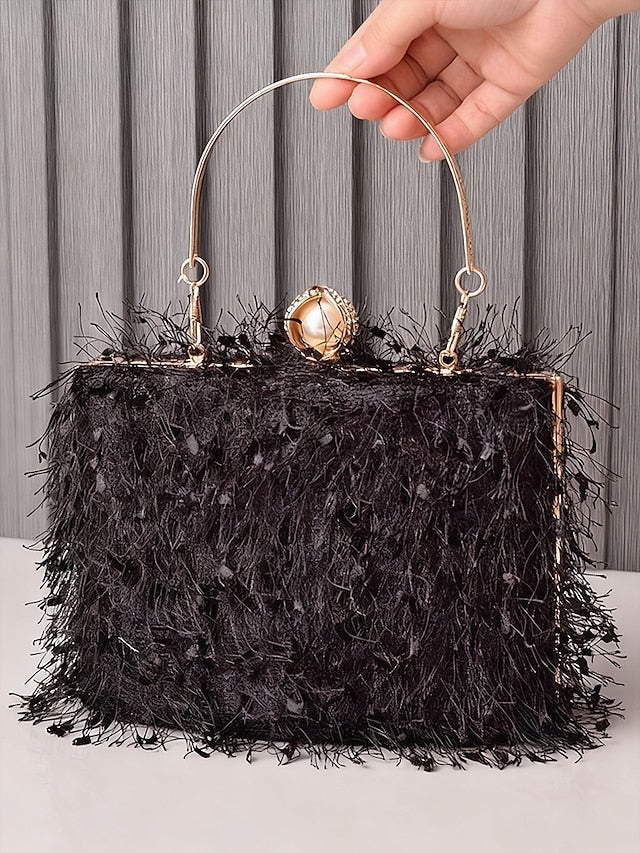 Women's Red Party Handbag – Green Christmas Elegant