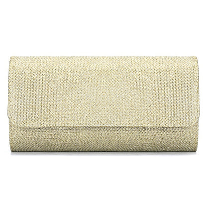 – Evening Clutch Purse Silver Elegant Women's Glitter