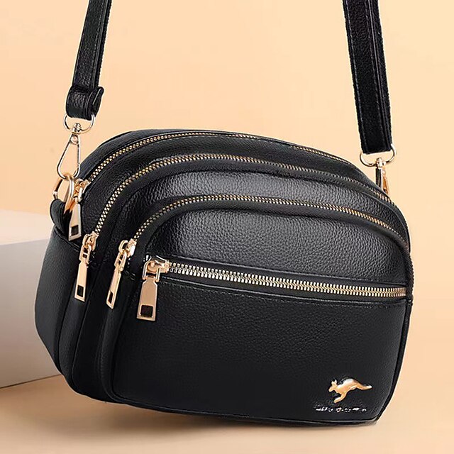 Ledertasche Dome Crossbody Schultertasche PU Damen