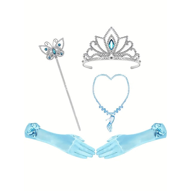 Princess Flower Frozen Party Elsa Dress Theme Girl Costume Tulle