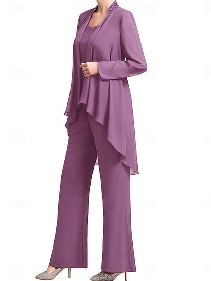 Elegant Bride Pantsuit Dress the of Wedding Simple Guest Mother
