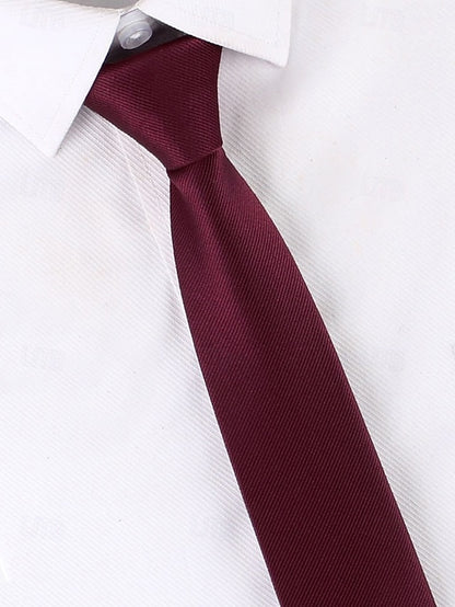 and Stripes Classic Men's Narrow Zip - Ties Pre-Tied