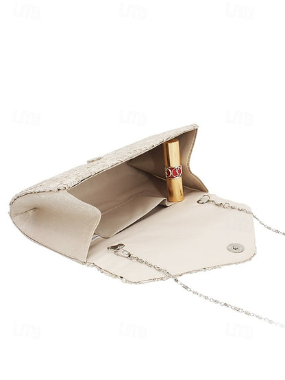 Lace Chain Women's Clutch Bag Evening Strap with