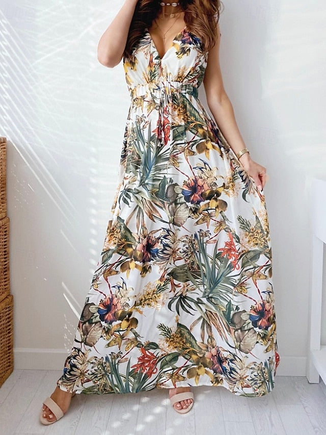 Women's Long Dress Maxi Dress Floral Dress Print Dress