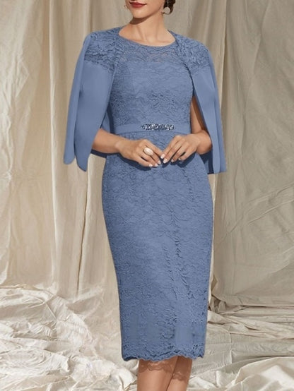 the Two Dress / Bride of Mother Wedding Sheath Piece Column