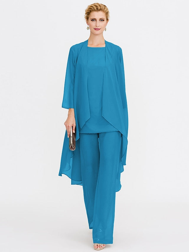 Beach of 3 Wedding Piece Bride the Mother Pantsuit