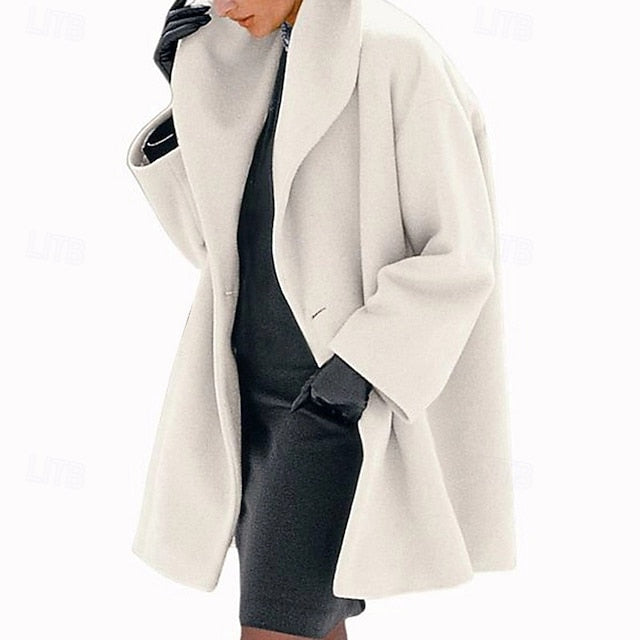 Warm Coat Furs Comfortable Women's Fur Buttons Faux