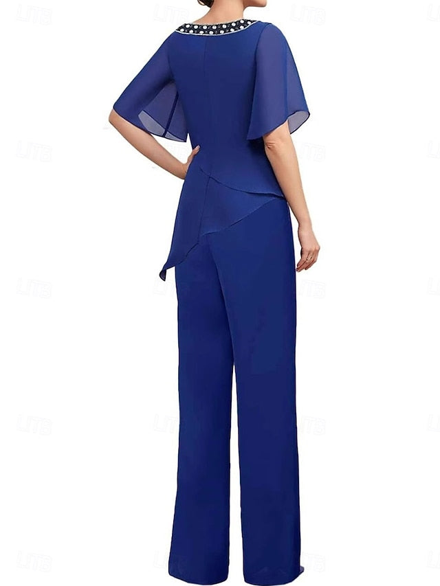 Pantsuit Elegant Wedding of the Dress Mother Guest Bride Simple