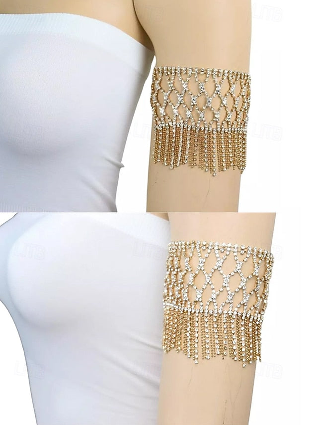 – Chain Women's Bracelet Crystal Hand Rhinestone Luxury