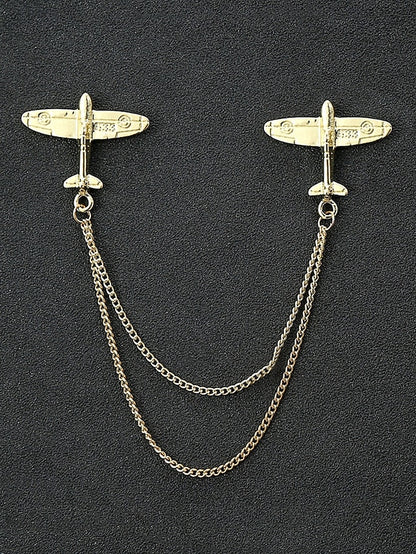 Christmas Reindeer Men's Collar Pins Elegant – Alloy