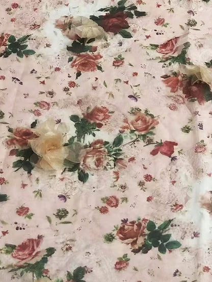 Print A-Line Floral the Dress Mother Bride of Elegant Vintage