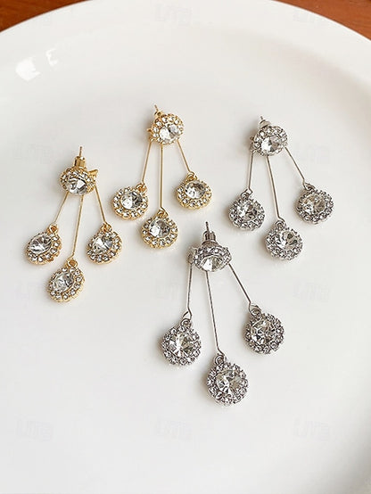 Sparkling Dangle for Women – Earrings Elegant Crystal