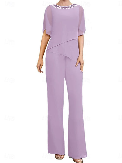 Pantsuit Elegant Wedding of the Dress Mother Guest Bride Simple