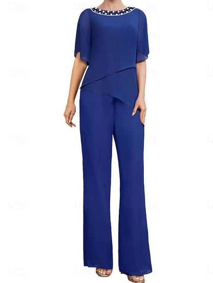 Pantsuit Elegant Wedding of the Dress Mother Guest Bride Simple