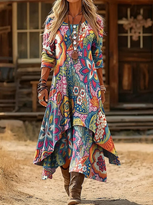 Women's Midi Dress Shift Dress Casual Daily Holiday Regular