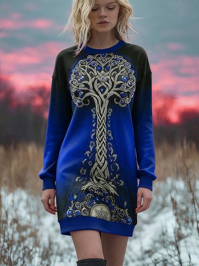 Women's Mini Dress Shift Dress Casual Weekend Regular Fit