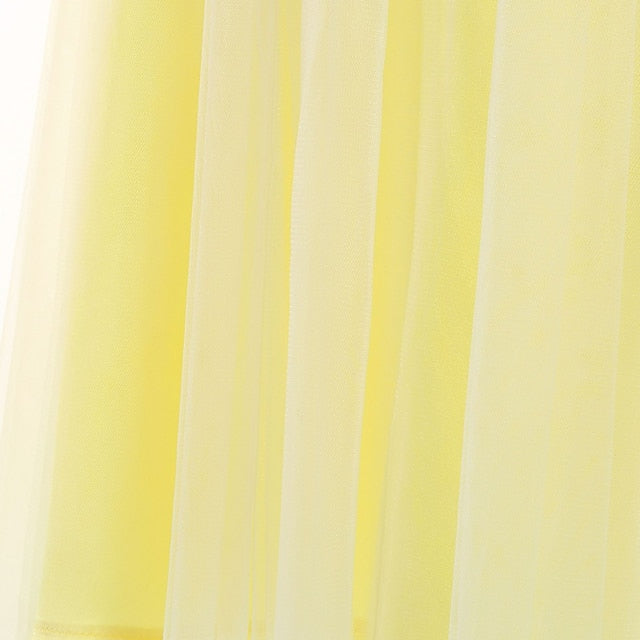 Bell Fairytale Girl Princess Dress Flower Tinker Tiana Theme