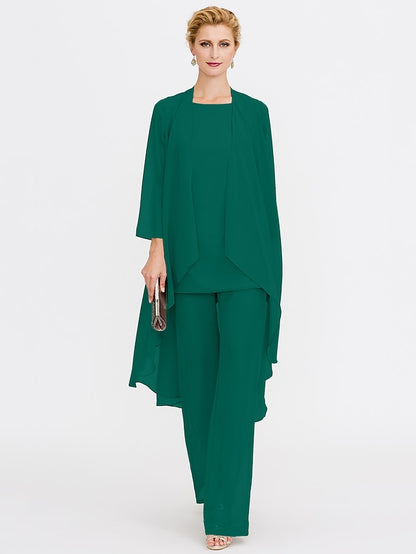 Beach of 3 Wedding Piece Bride the Mother Pantsuit