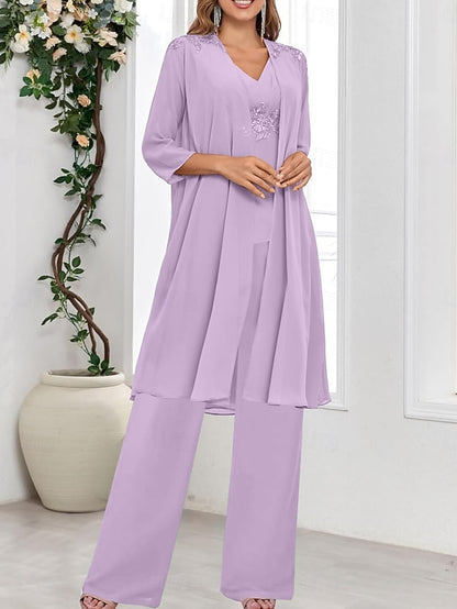 Mother Wedding Elegant Simple 3 of Piece V the Guest Bride Dress