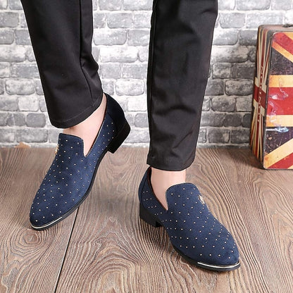 Plus Loafers Slip-Ons Shoes Drive Size Men's