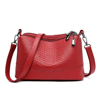 Leder Hobo Umhängetasche Schulter PU Damen