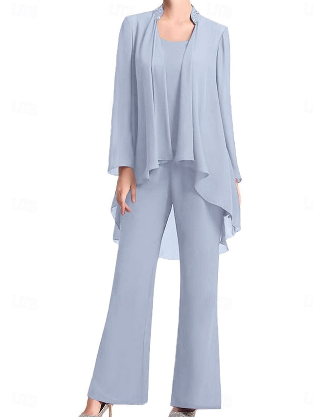 Elegant Bride Pantsuit Dress the of Wedding Simple Guest Mother