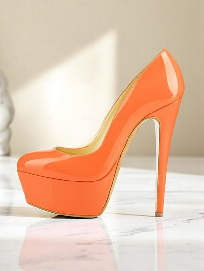 Women's Pointed-Toe Heels and Patent Black Platform with