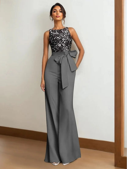 Wedding Dress Guest Stretch Bride Mother Fabric Jumpsuit of the